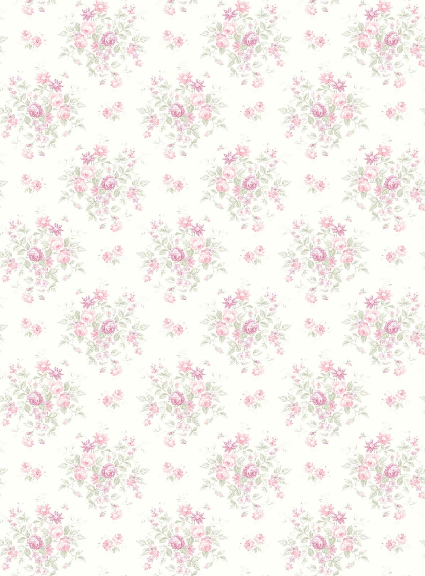 Cottage Bouquet Wallpaper