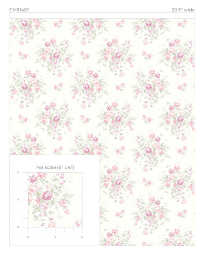 Cottage Bouquet Wallpaper