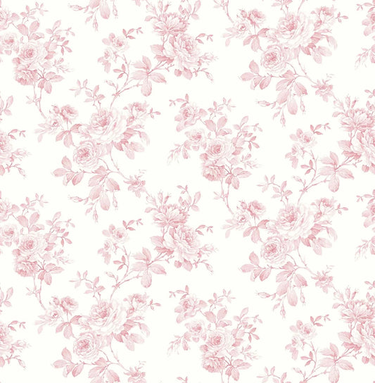 Blooming Roses Wallpaper - Casa Mia Wallcovering