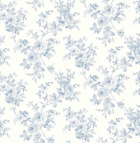 Blooming Roses Wallpaper - Casa Mia Wallcovering