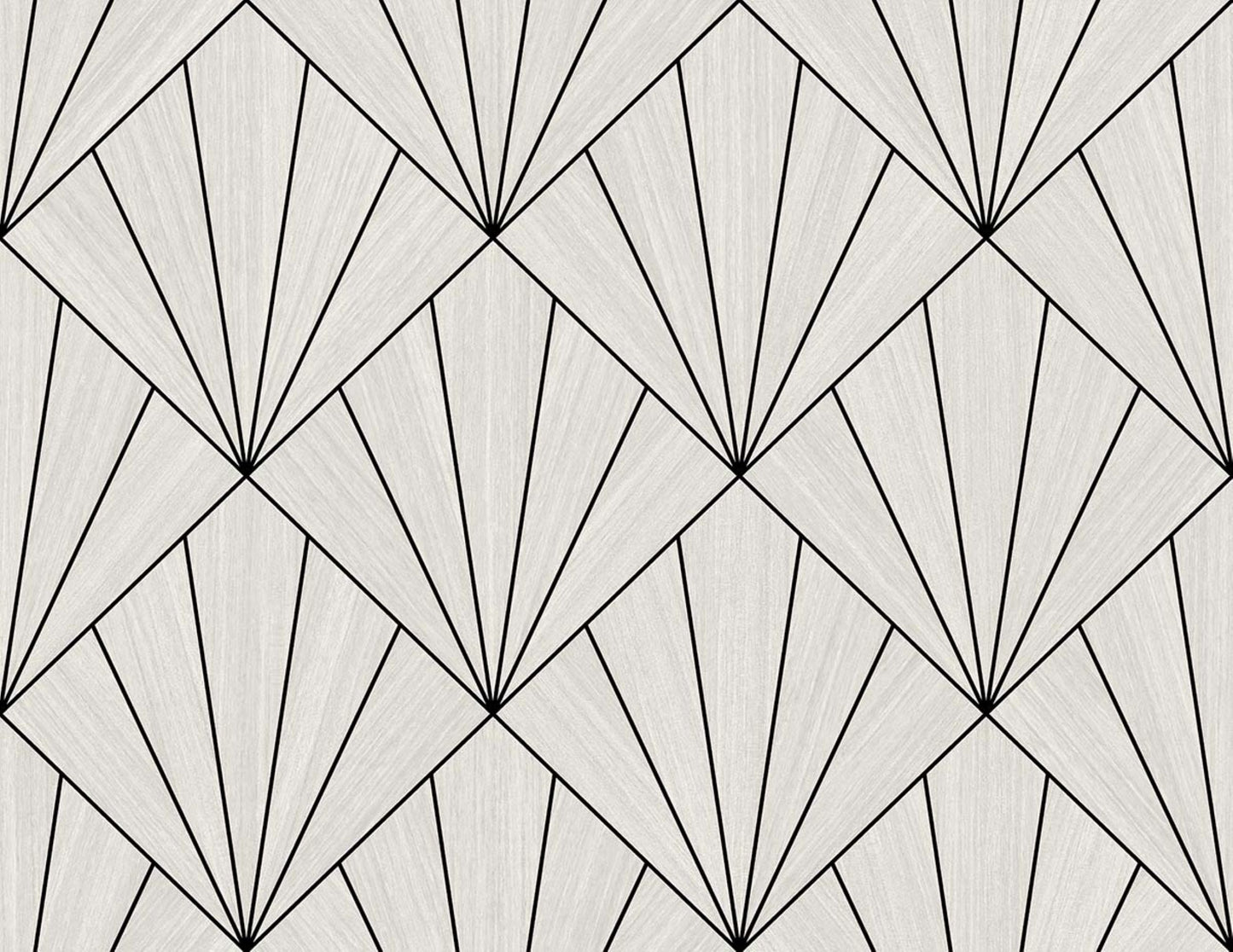Black & White Art Deco Geo Commercial & Vinyl close-up.
