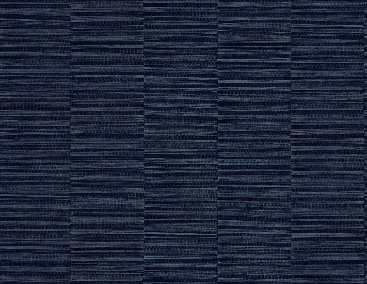 Blue Industrial Grasscloth Stripe Commercial & Vinyl close-up.

