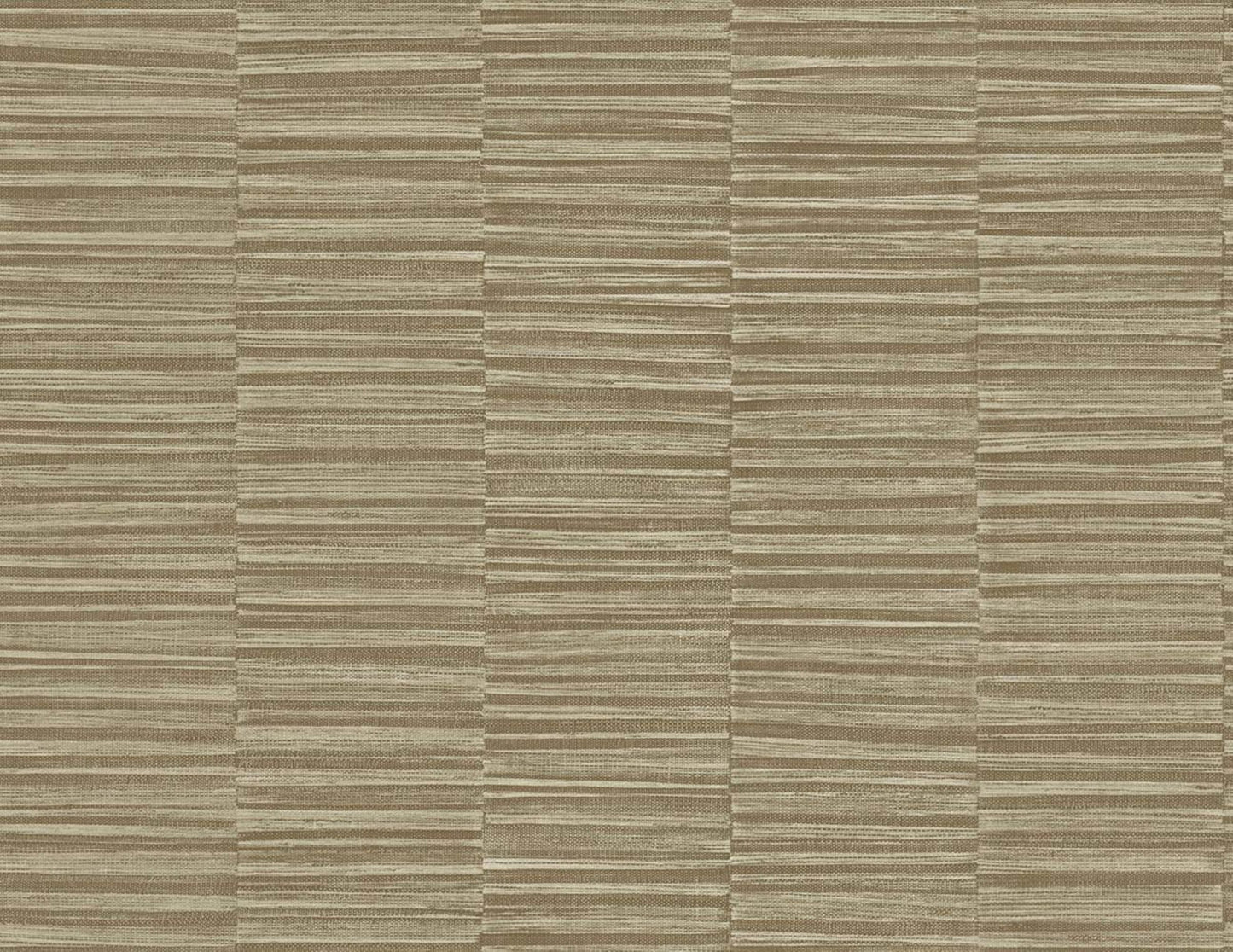 Tawny Brown Industrial Grasscloth Stripe Commercial & Vinyl close-up.
