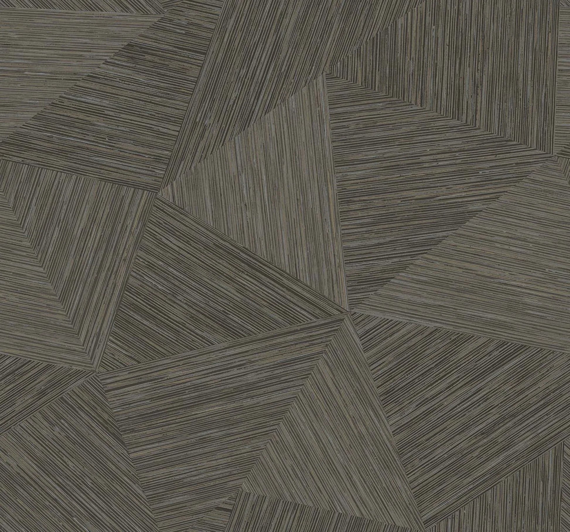 Brown & Taupe Geometric Fibers Triangles Commercial & Vinyl close-up.
