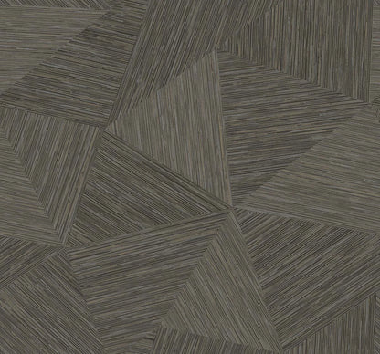 Brown & Taupe Geometric Fibers Triangles Commercial & Vinyl close-up.