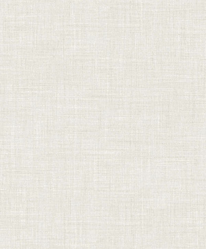 Faux Linen Wallpaper: light beige, washable, with a subtle woven texture for a soft and neutral look.