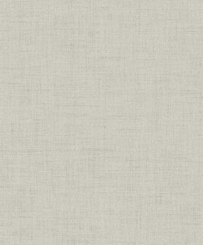 Faux Linen Wallpaper: Light gray with a subtle woven pattern, unpasted for a natural, refined look.