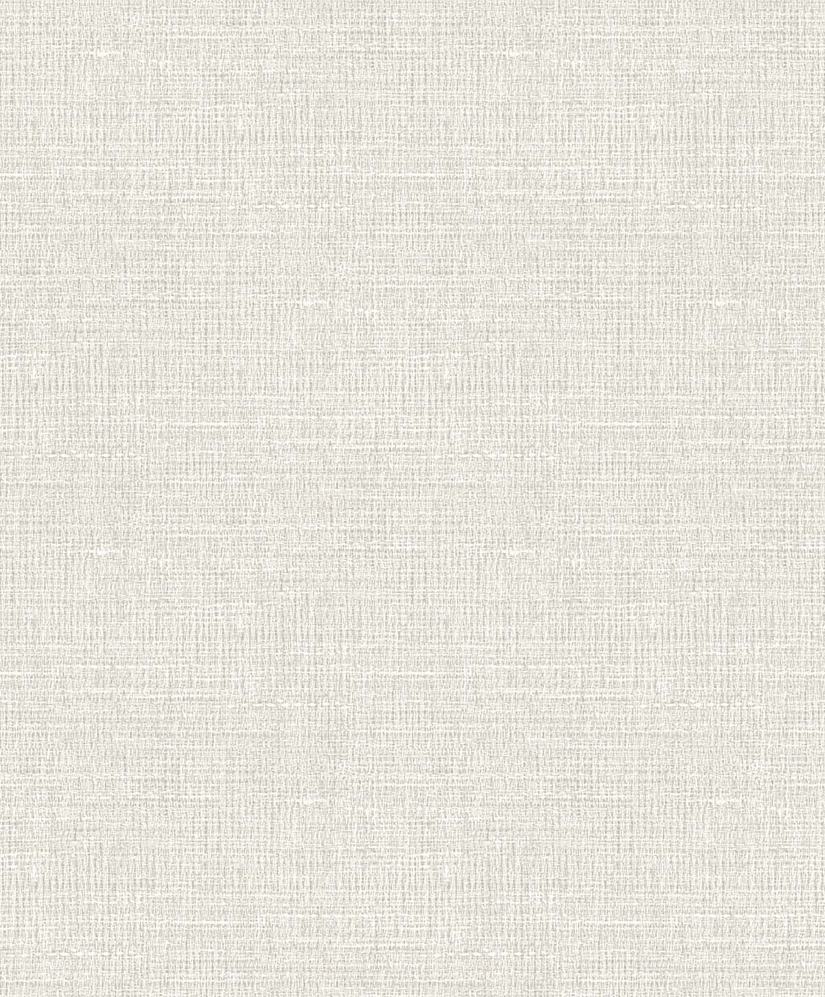 Woven Linen Effect Wallpaper in light gray features a subtle textured pattern for a soft, neutral background.