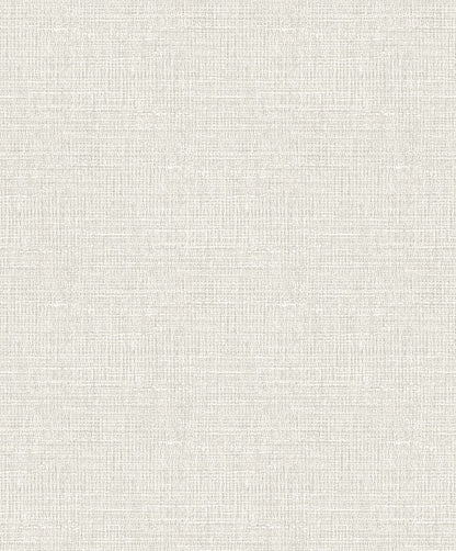 Woven Linen Effect Wallpaper in light gray features a subtle textured pattern for a soft, neutral background.