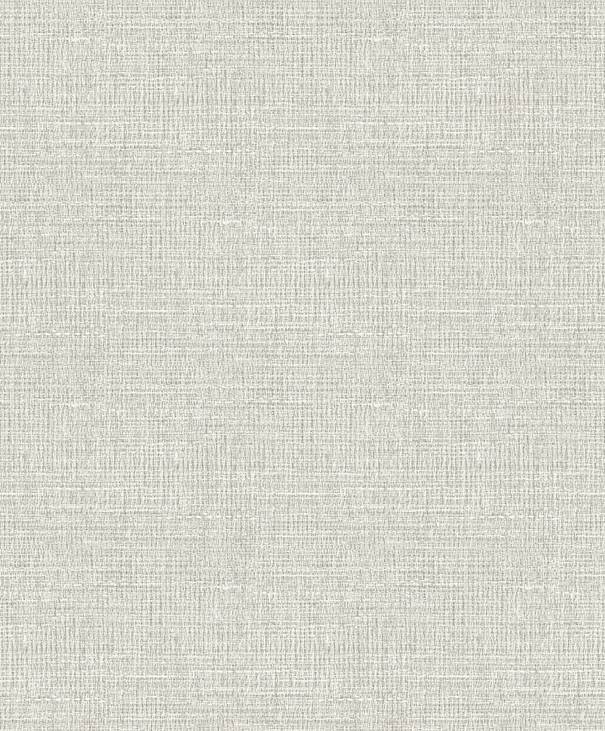 Woven Linen Effect Wallpaper offers a light gray textured look with a subtle woven design for a soft, neutral backdrop.