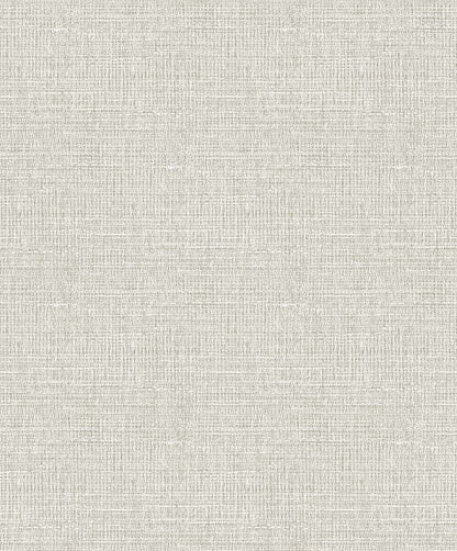 Woven Linen Effect Wallpaper offers a light gray textured look with a subtle woven design for a soft, neutral backdrop.