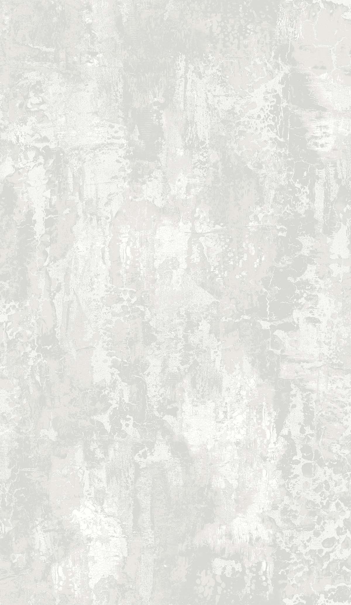 Light gray Faux Concrete Wallpaper with abstract patterns, resembling non-woven or painted wall surfaces.