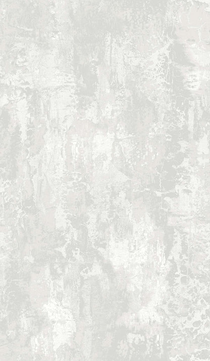 Light gray Faux Concrete Wallpaper with abstract patterns, resembling non-woven or painted wall surfaces.