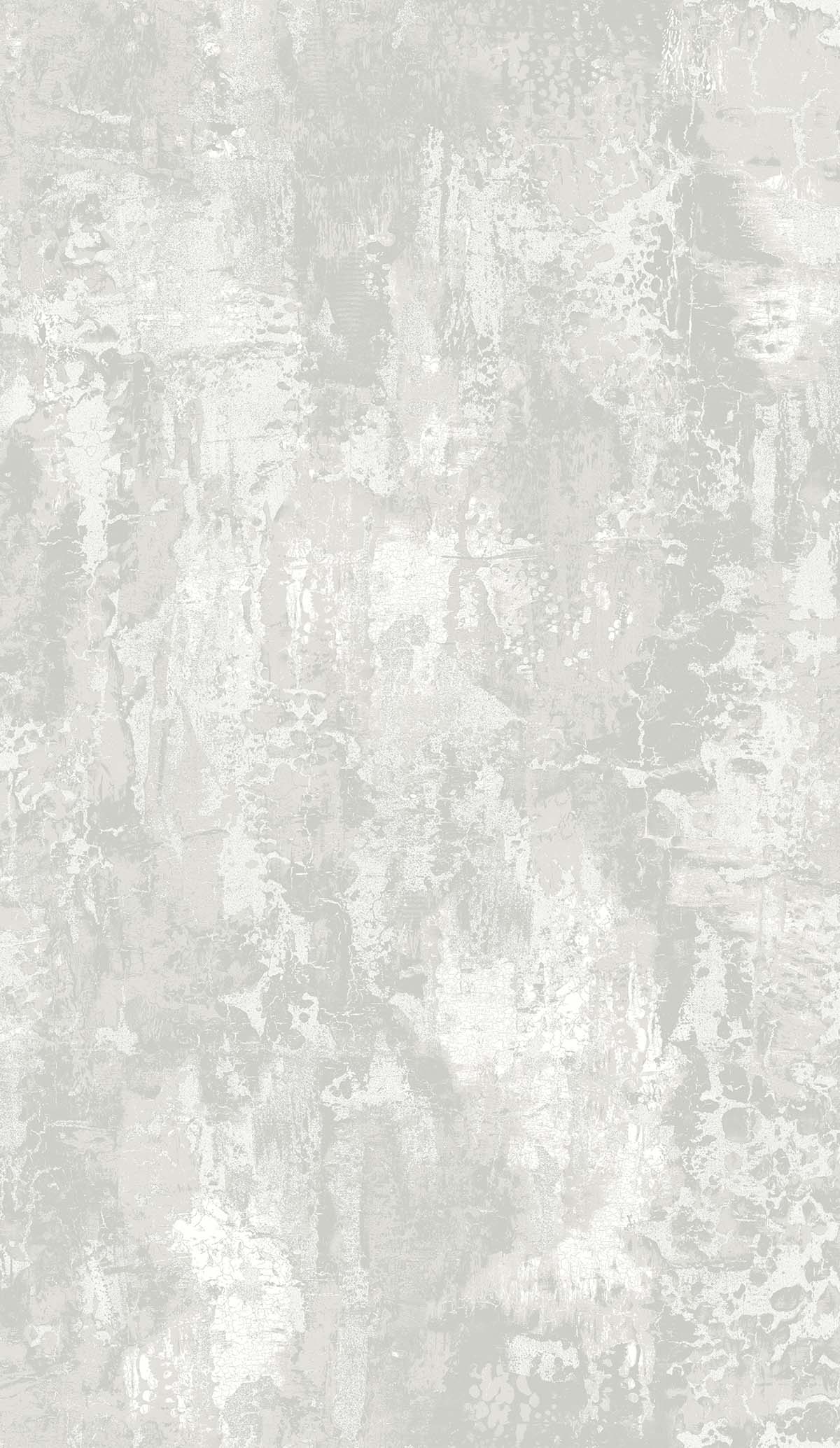 Faux Concrete Wallpaper features a light gray and white abstract painted wall look, perfect for non-woven wallpaper.