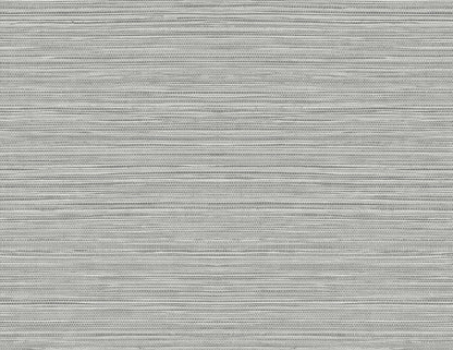 Gray Faux Sisal Peel & Stick Casa Mia Wallcovering close-up.