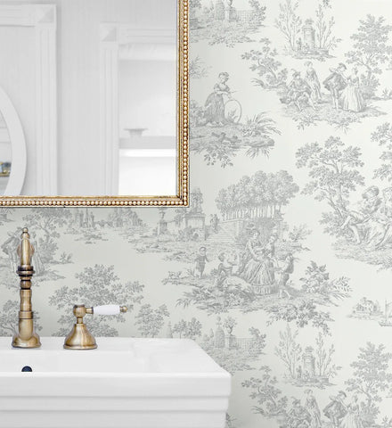 Toile de Jouy Peel & Stick