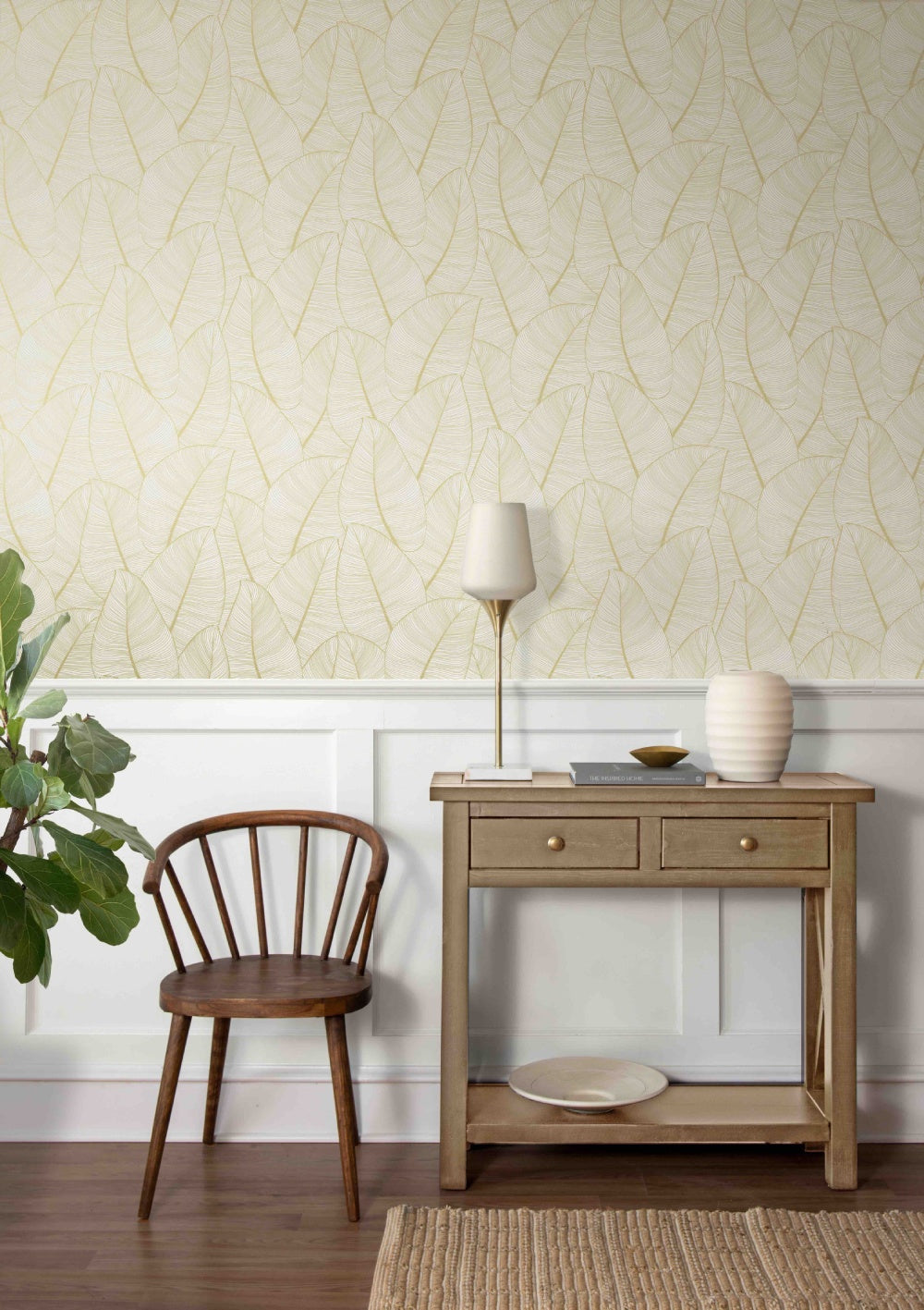 Jungle Metallic Leaf Peel & Stick