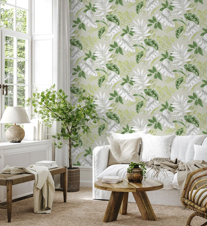 Tropical Leaves Peel & Stick