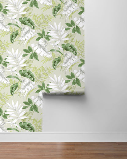 Tropical Leaves Peel & Stick