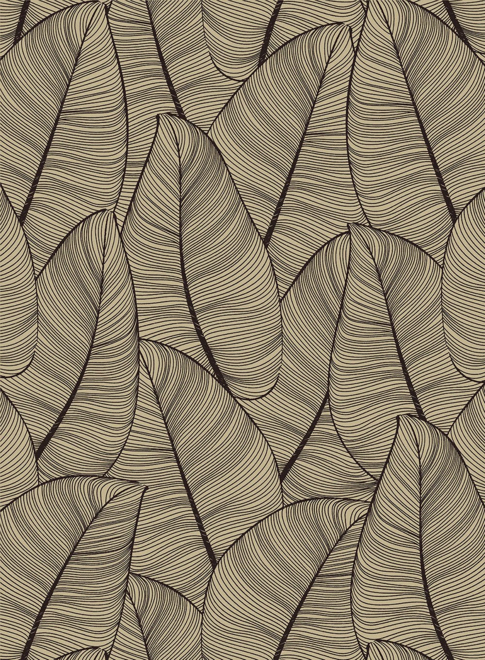 Modern Metallic Leaf Peel & Stick