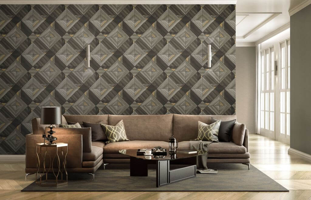 Wood Tiles Wallpaper