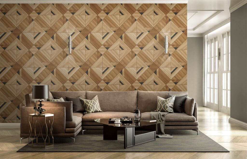 Wood Tiles Wallpaper