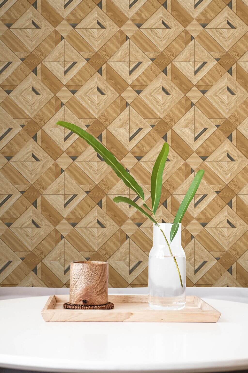 Wood Tiles Wallpaper