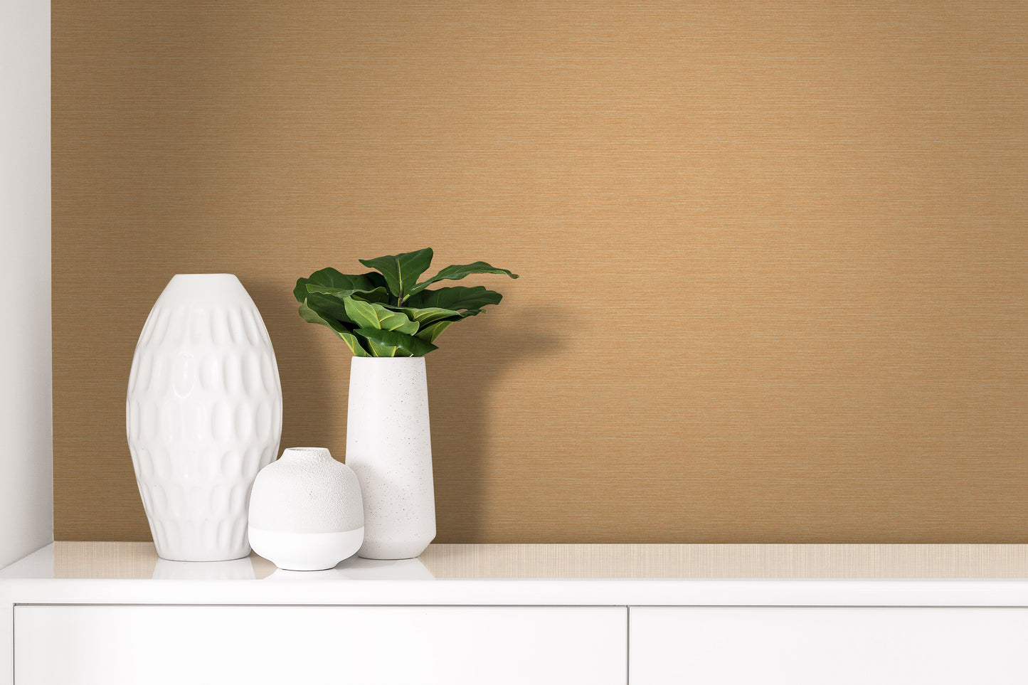 Grasscloth Effect Imitation Wallpaper