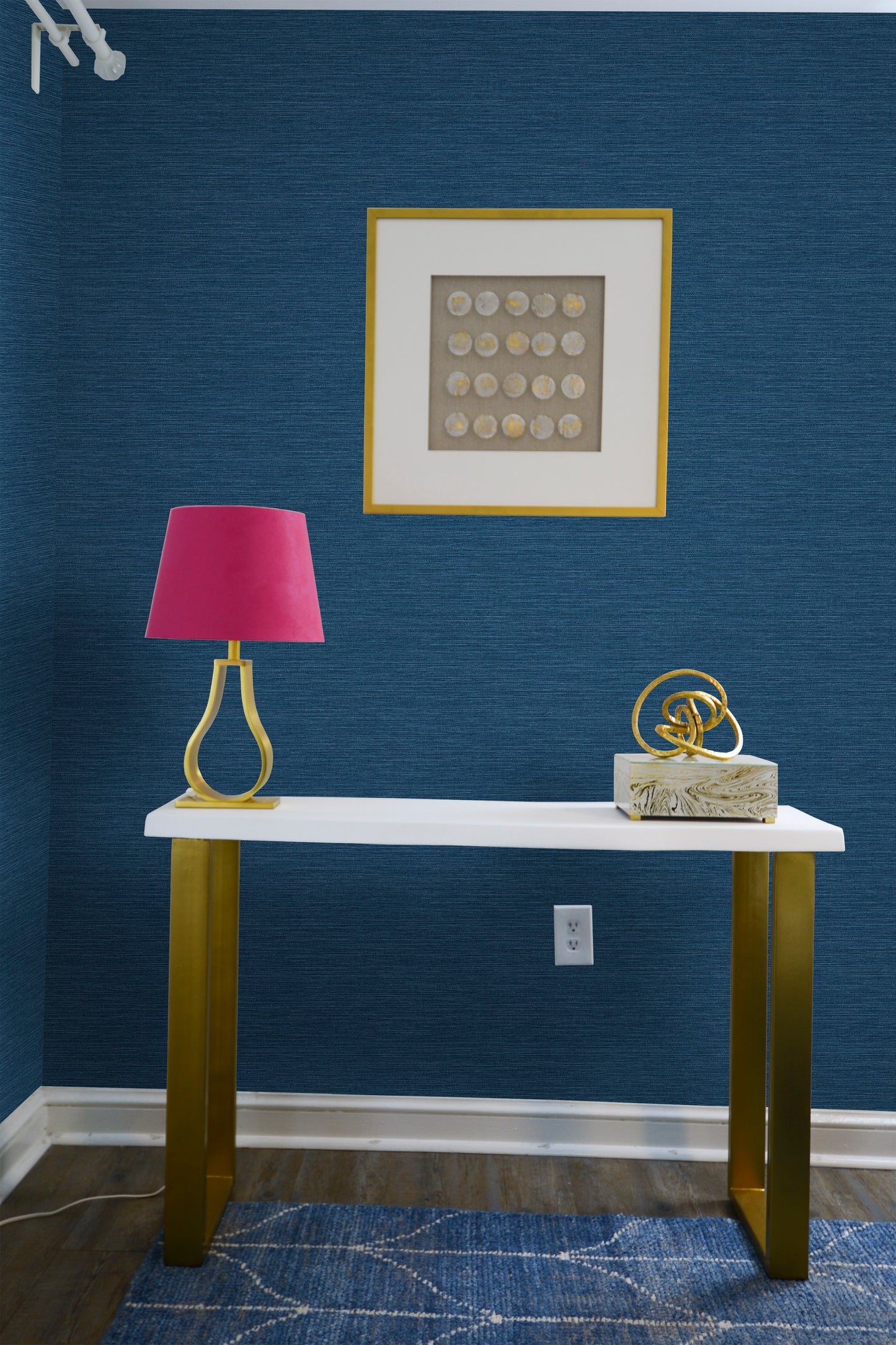 Grasscloth Effect Imitation Wallpaper