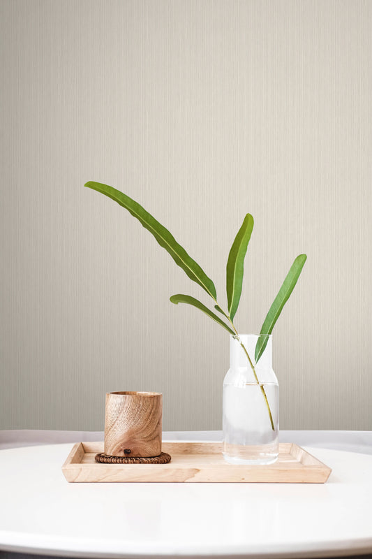 Textile Effect Vertical Wallpaper