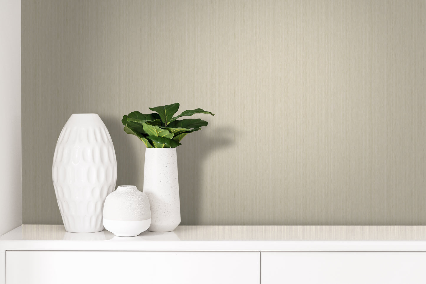 Textile Effect Vertical Wallpaper