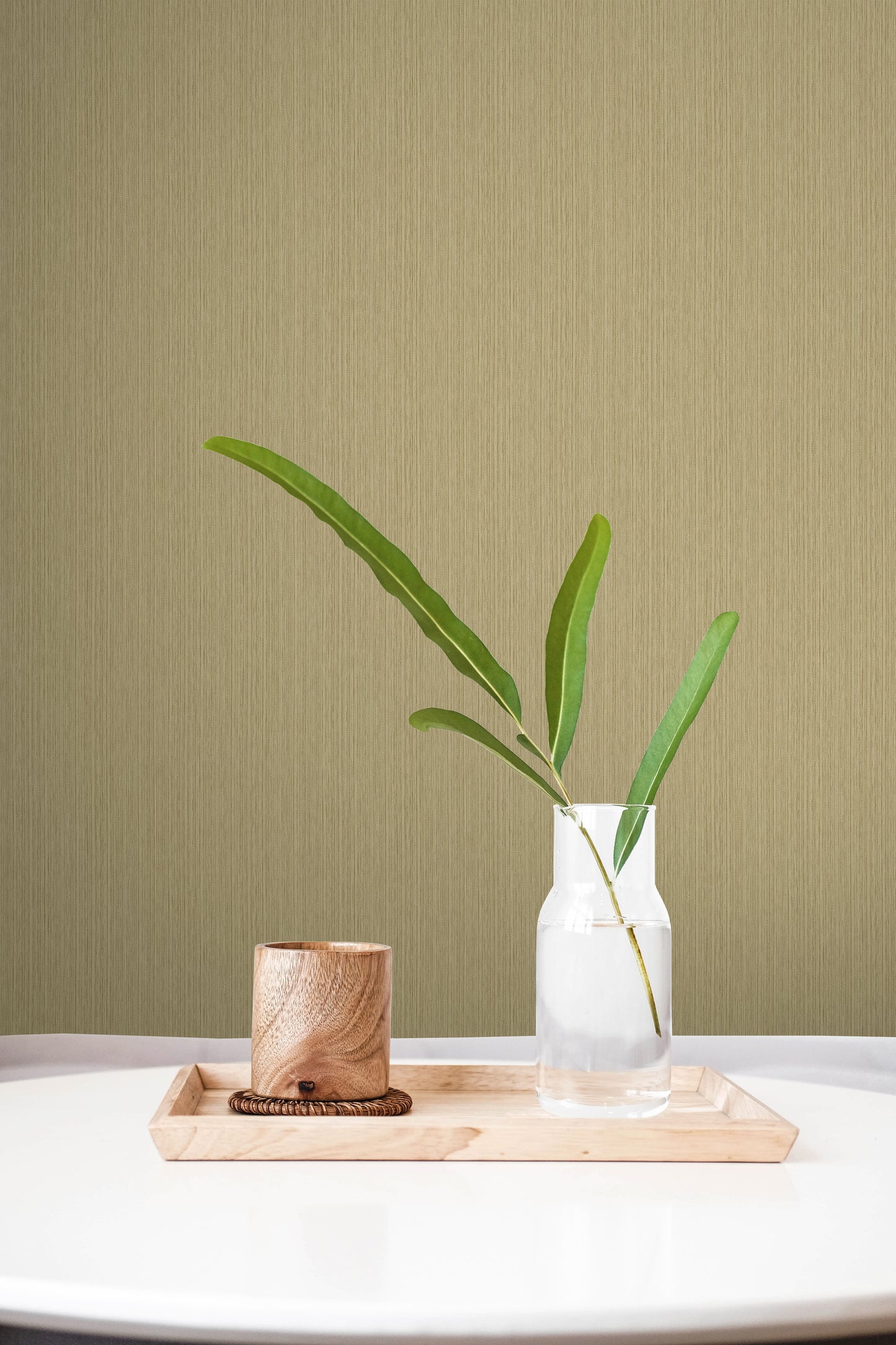 Textile Effect Vertical Wallpaper