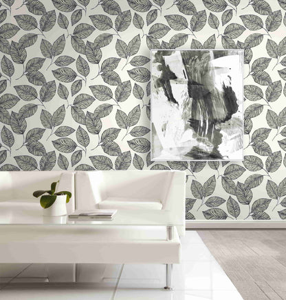 Stylized Foliage Wallpaper