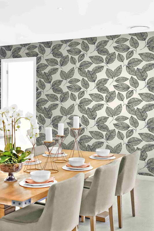 Stylized Foliage Wallpaper