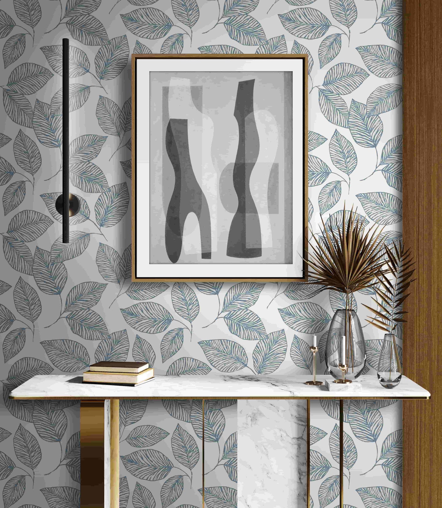 Stylized Foliage Wallpaper