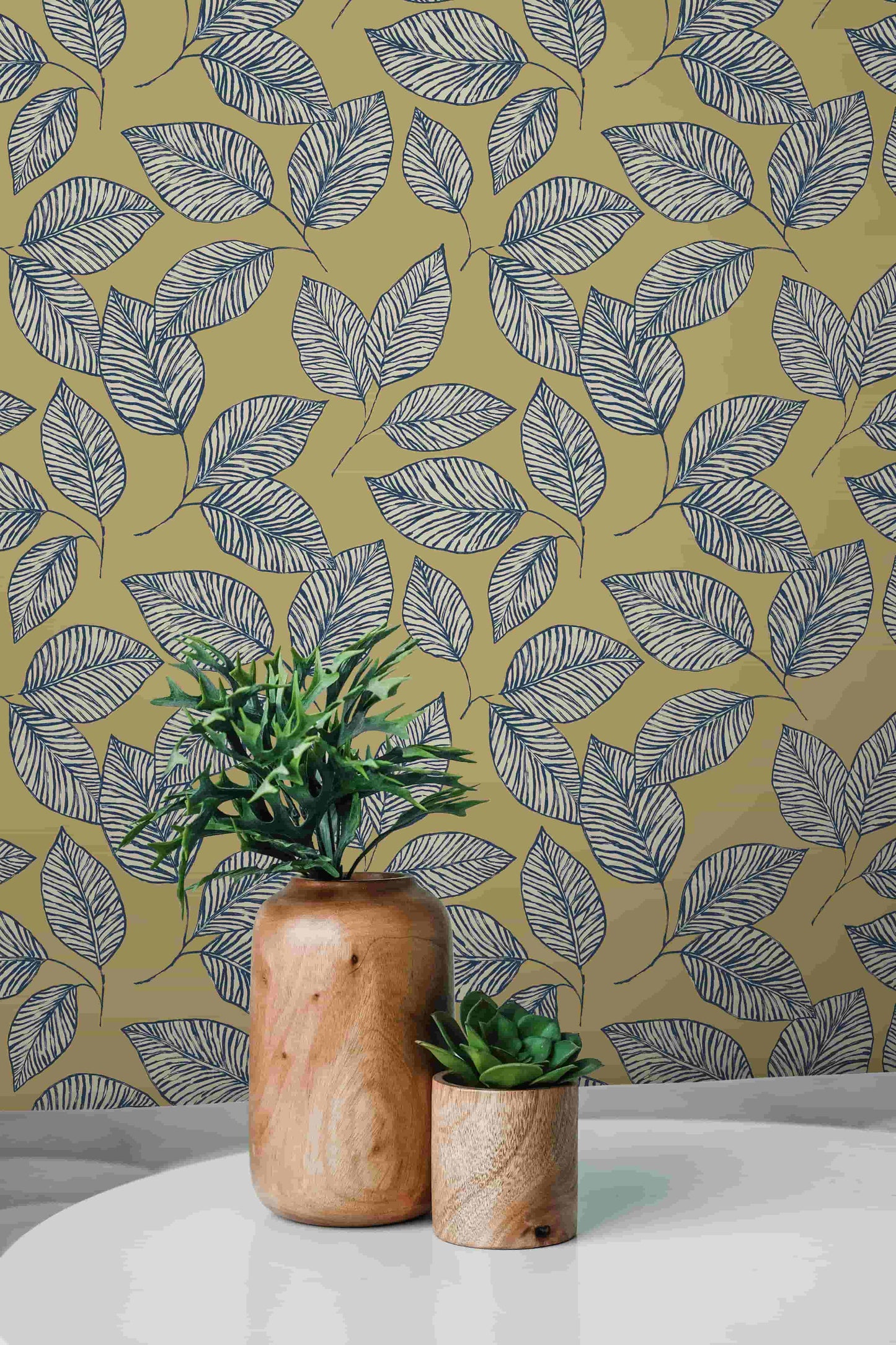 Stylized Foliage Wallpaper