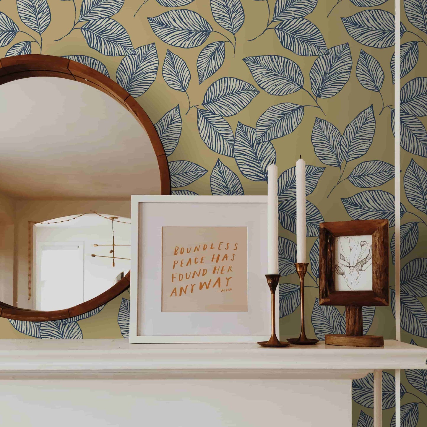 Stylized Foliage Wallpaper
