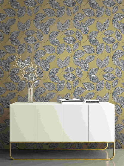 Stylized Foliage Wallpaper