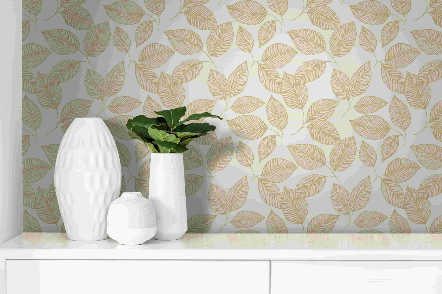 Stylized Foliage Wallpaper