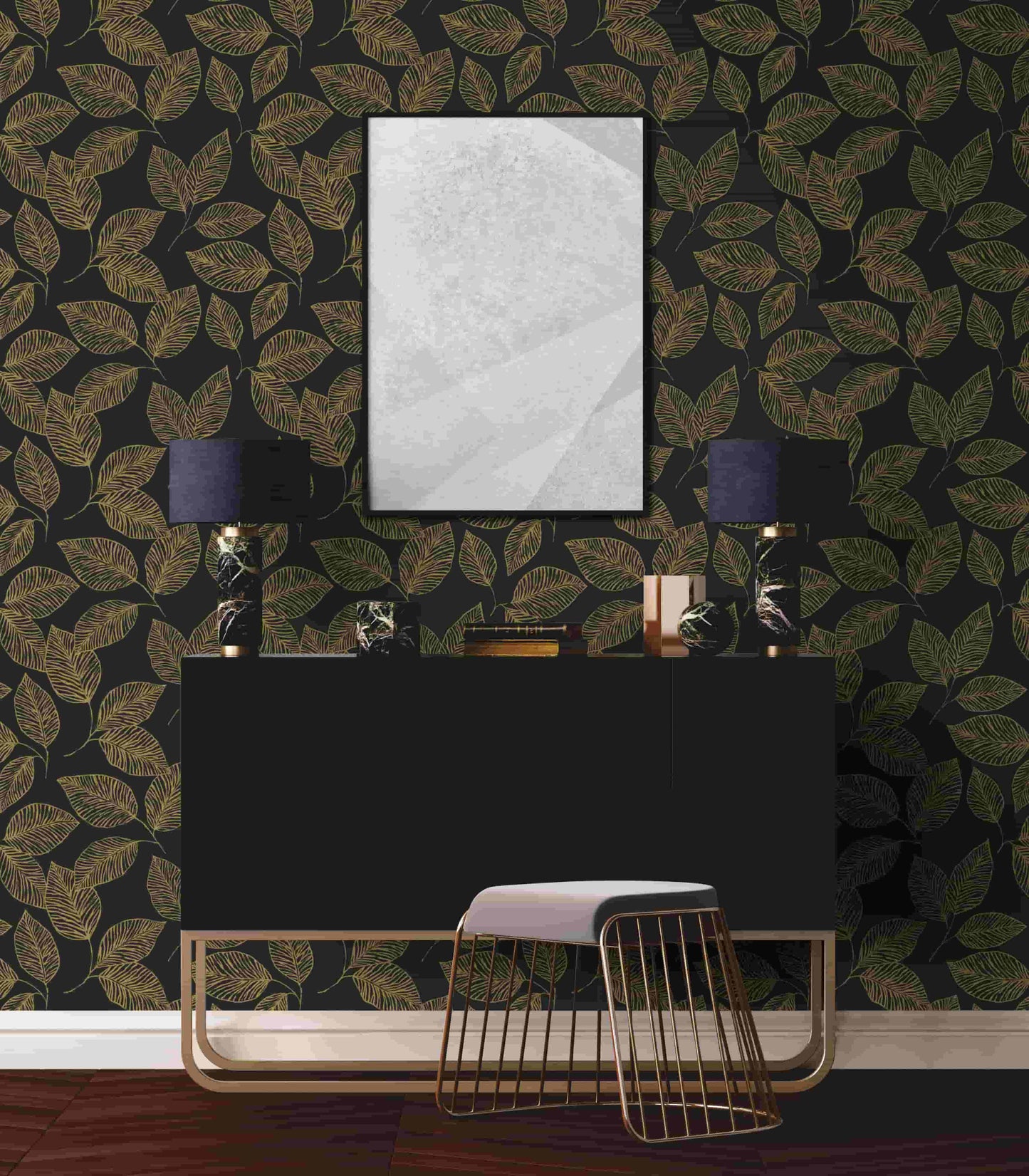 Stylized Foliage Wallpaper
