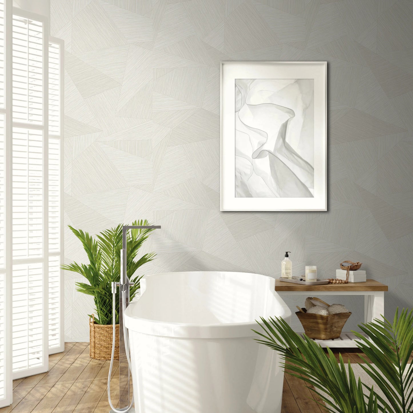 Geometric Triangles Wallpaper