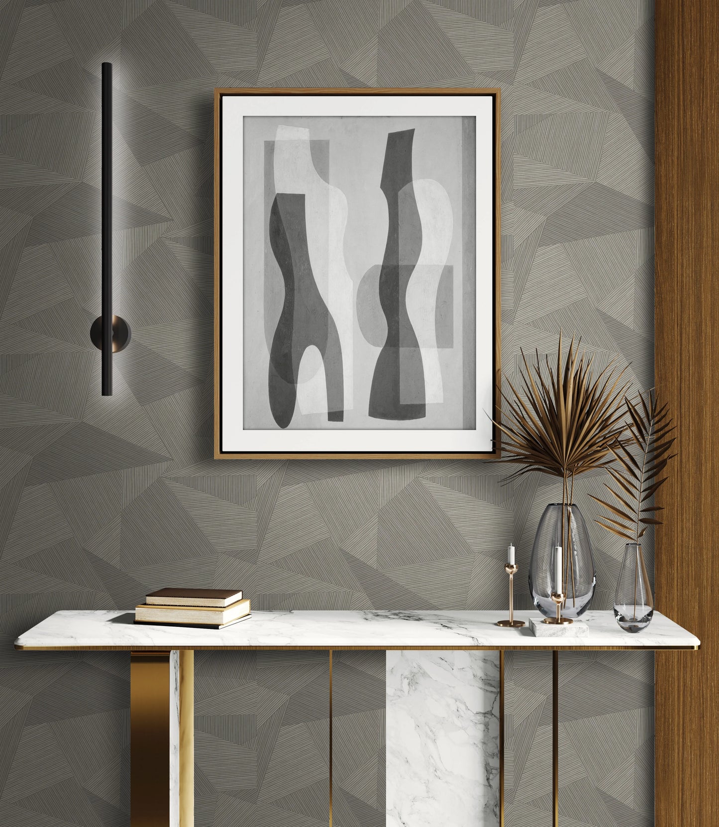 Geometric Triangles Wallpaper