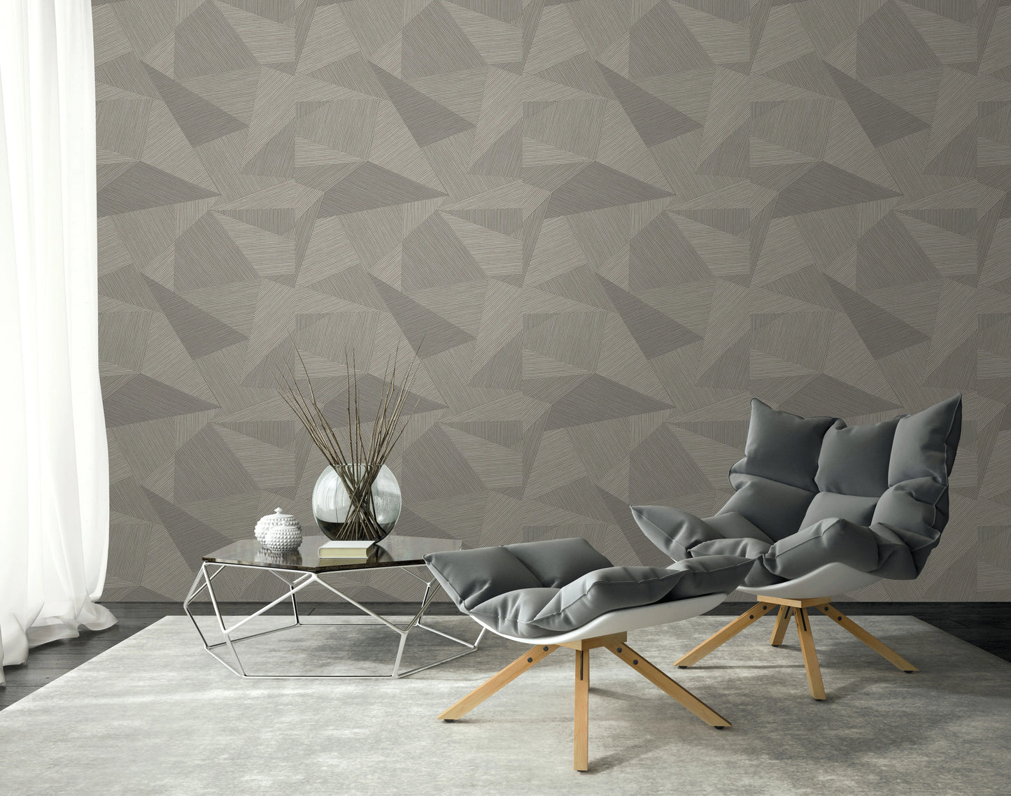 Geometric Triangles Wallpaper