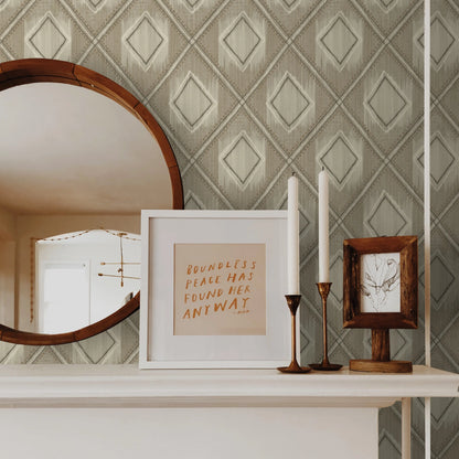 Ikat Texture Grasscloth & Naturals
