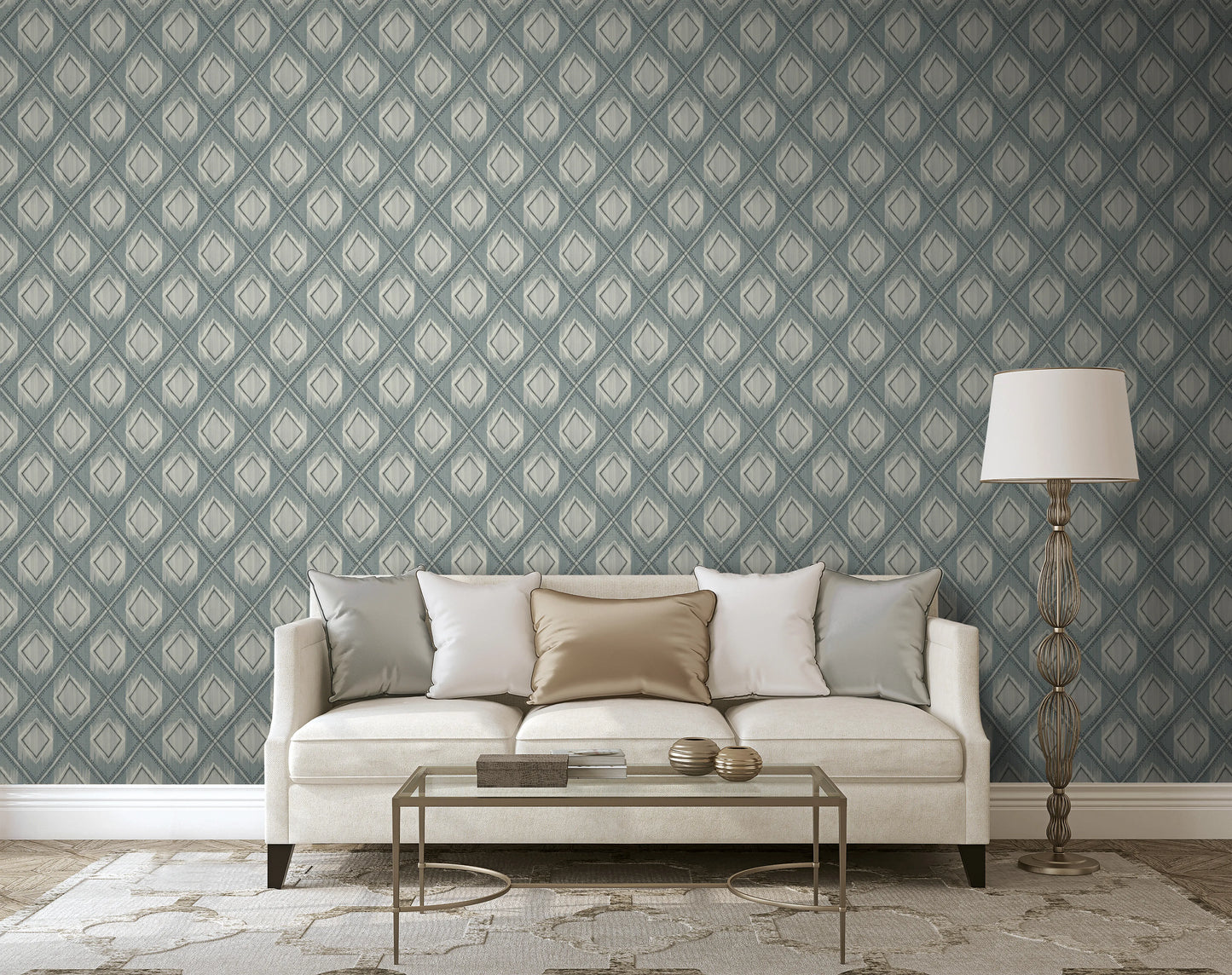 Ikat Texture Grasscloth & Naturals