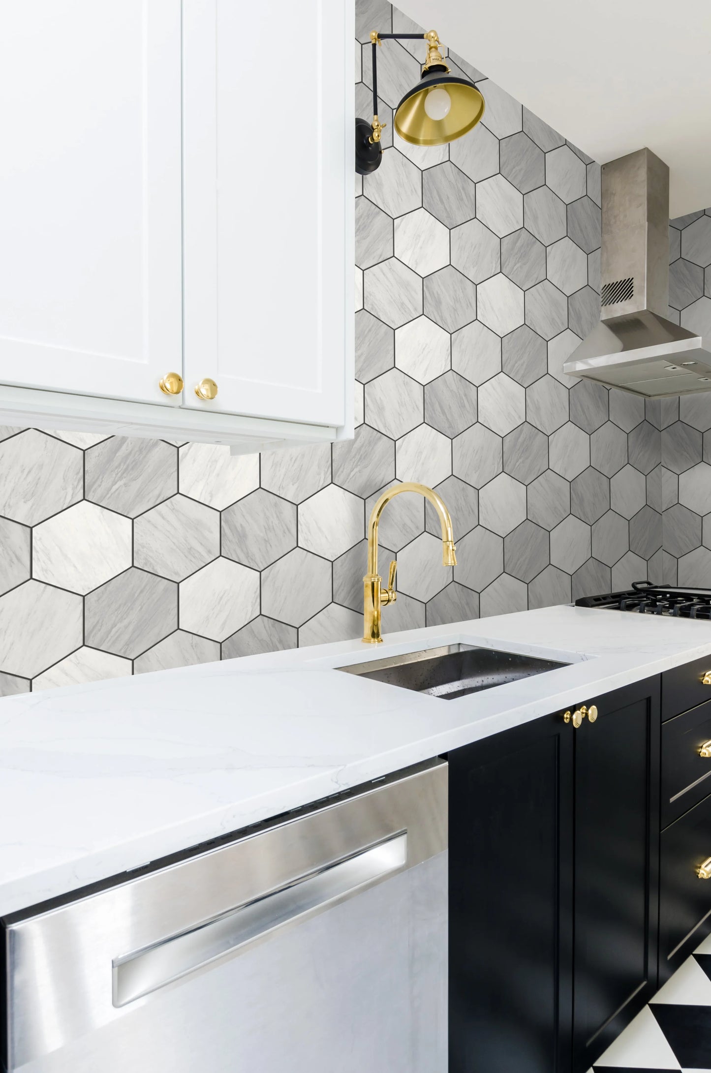 Hexagon Tiles Wallpaper