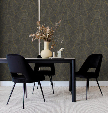 Jungle Metallic Leaf Peel & Stick
