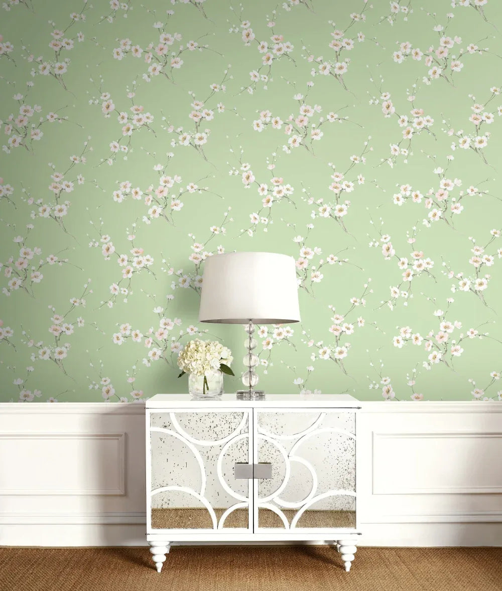 Cherry Blossoms Peel & Stick - Casa Mia Wallcovering