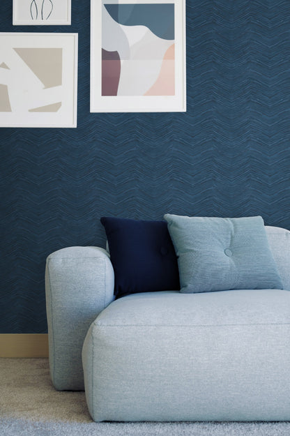 Wood Chevron Peel & Stick