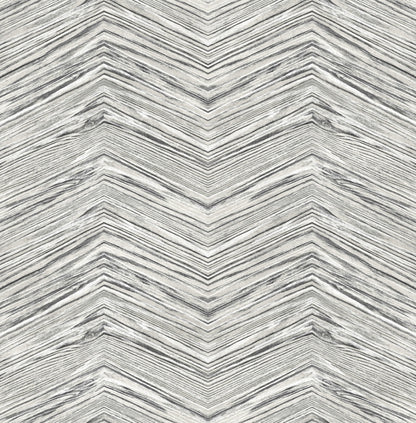 Wood Chevron Peel & Stick
